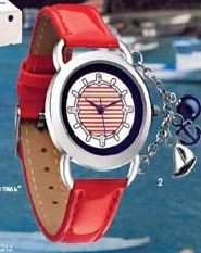 Женские наручные кварцевые часы "Морской стиль". 98045