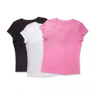 Женская футболка черная, размер 40-42 58057