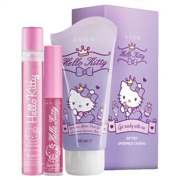 Детский косметический набор Avon Hello Kitty Красивый аромат, любимый гель и даже блеск для губ - все, что нужно, чтобы почувствовать себя настоящей принцессой!Набор содержит:1.